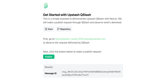 Get Started with Upstash QStash & Next.js
