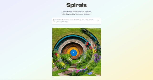 Spirals – AI Spiral Art Generator