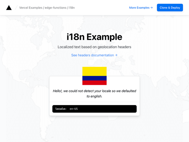 i18n in Edge Middleware