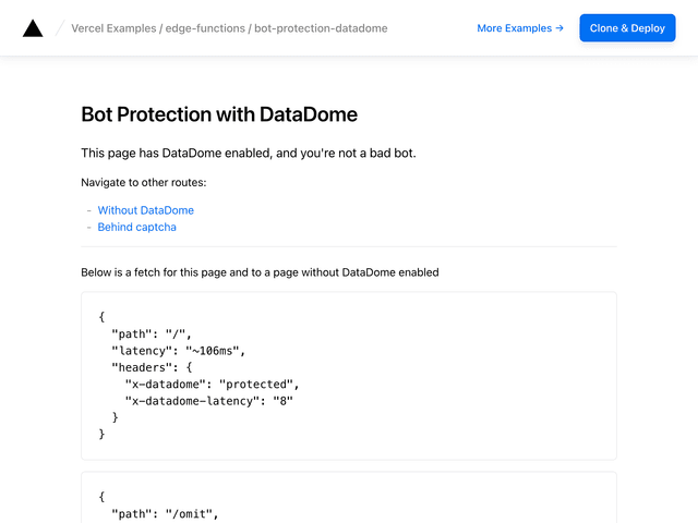 Bot Protection with DataDome