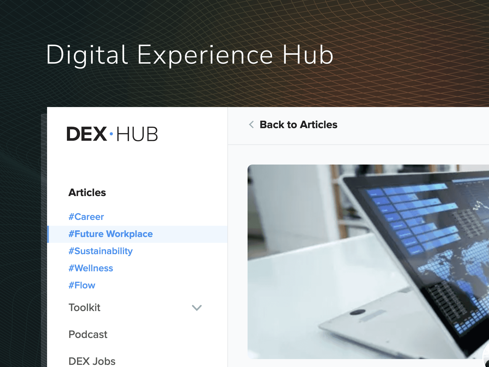 DEX Hub 800x600