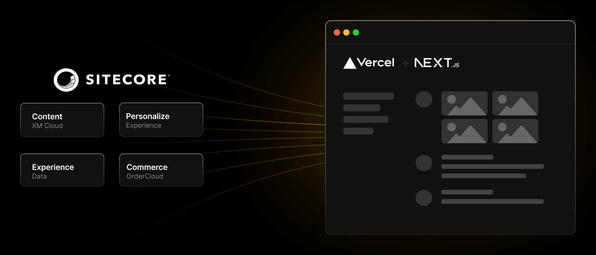 The new Sitecore DXP solution combines the power of Sitecore with the speed of Vercel