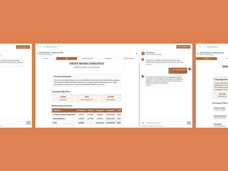 AI Chat Assistant for Advertising Platform Project image