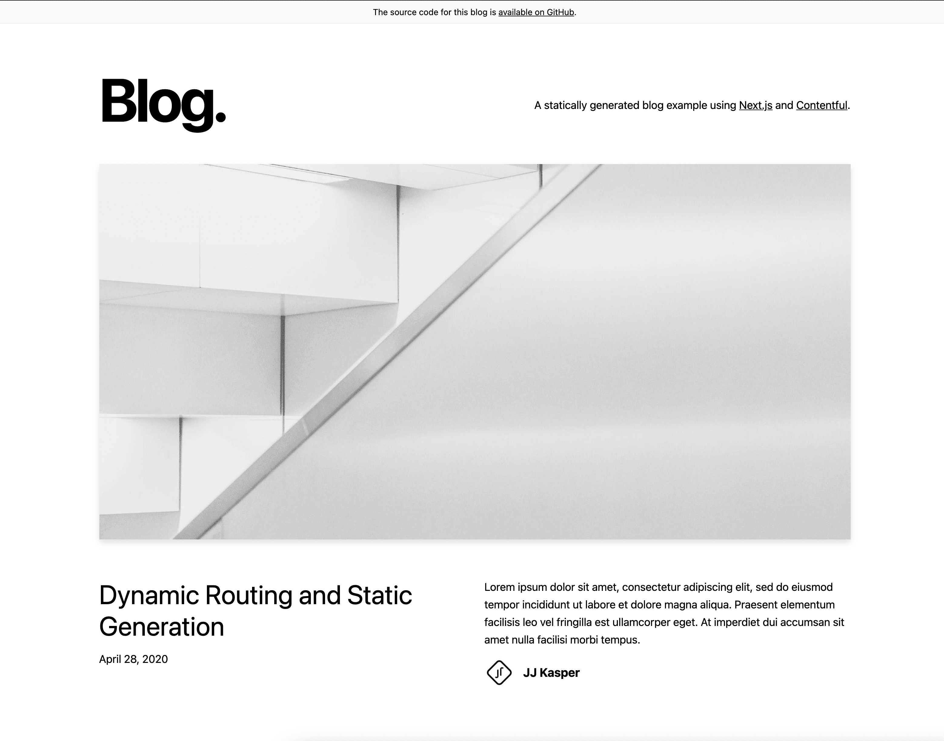 Next.js Blog with Draft Mode thumbnail